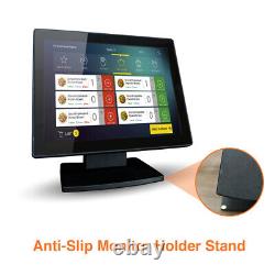 12-Inch Capacitive Multi-Touch POS TFT LED Touchscreen Monitor Adjustable Stand
