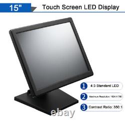 15 Food Order Touch Screen POS System for Retail/Restaurant/Hospitality