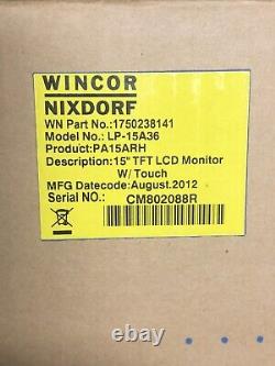 15 POS Touch Screen Monitor Wincor/Nixdorf LP-15A36