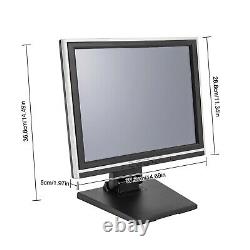 15 Touch Screen LCD Display Monitor, Touch Screen Cash Register With POS Stand