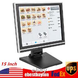 15 Touch Screen LCD Display Monitor, Touch Screen Cash Register with POS Stand