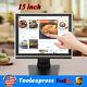 15 Touch Screen Lcd Display Monitor, Touch Screen Cash Register With Pos Stand