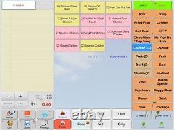 15 Touchscreen All In One POS System Restaurant Point Of Sale 2 Printers