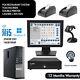 15 Touchscreen All In One Pos System Restaurant Point Of Sale 2 Printers Sale