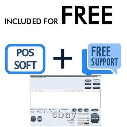 15 Touchscreen All In One POS System Restaurant Point Of Sale 2 Printers SALE