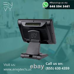 15 Touchscreen POS Cash Register Till System For Barber Shops