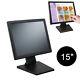 15in Tft Touch Screen Monitor Lcd Capacitive Vga Pos Touchscreen For Restaurant