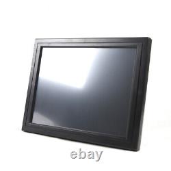 17'' 12801024 Portable LED Touch Screen VGA Monitor LCD Display Fit POS/PC