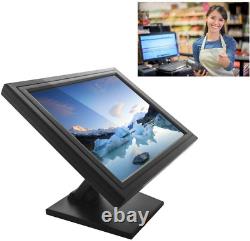 17 Inch Pro LCD Touch Screen Monitor with Multi-Position POS Stand, USB VGA VOD