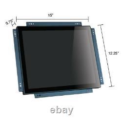 17 Open Frame Touch Screen Monitor Display with VESA & Rear Mounting Bracket POS