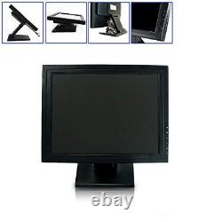17 Touch Screen LED Display Monitor Cash Register VOD System POS Stand Resta