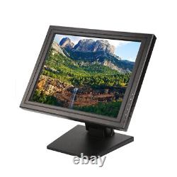 17 Touch Screen LED Monitor POS Multi Touch Screen Vandal Proof FOR Cashier New