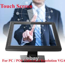 17 Touch Screen LED Monitor POS Multi Touch Screen Vandal Proof FOR Cashier New