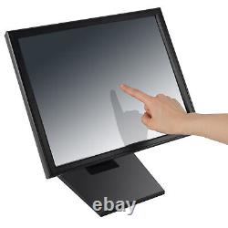 17 inch 4-wire Resistive Stand Touchscreen LCD VGA Touch Screen Monitor LCD POS