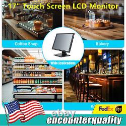 17 inch Touch Screen POS LCD TouchScreen Monitor Retail Kiosk Restaurant Bar