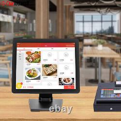 17in LCD POS Cash Register Monitor for Business Restaurant Retail HDMI/VGA/USB