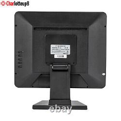 17in LCD POS Cash Register Monitor for Business Restaurant Retail HDMI/VGA/USB