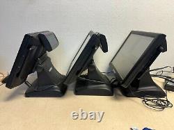 (3) Partner Tech Model SP-800 Touchscreen Point of Sale Part 182D08R23 2GB