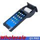 4pcs Android Pos Machine 2d Barcode Scanner Touch Screen With 58mm Label Printer