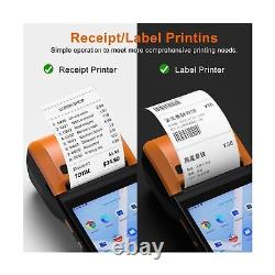 Alacrity POS Receipt Printer, Handheld PDA Printer Mobile POS Machine 5.5 To