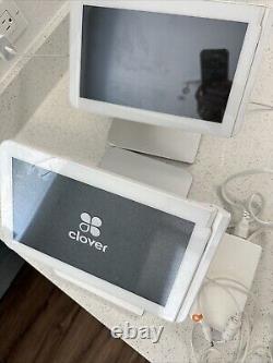 CLOVER C100 13 Touch Screen POS System 2x Units Included