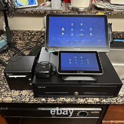 Complete Toast Flex Touch Scree TT200 POS System Printer card reader Cash Drawer