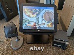 ELO ESY15X3 Touchscreen All-In-One POS System With Scanner and Epson Printer