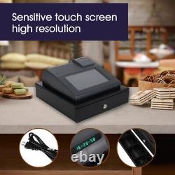 Electronic POS System Multifunction Cash Register Touchscreen LED Display