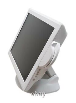 Elo Touch Screen POS Display 17 LCD DVI Medical E112906 ET1729L Healthcare White