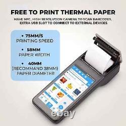 Handheld Touch Screen Mobile POS with Free Billing Software & Inbuilt 58mm Therm