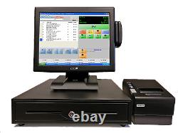 IPOS All In One Touch Screen System 8GB RAM/128GB SSD/WiFI Restaurant/Retail POS