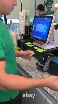 Intel Core i5 @2.5 Ghz All In One Touch Screen POS System Boba Tea Point Of Sale