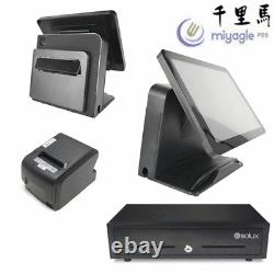 Intel Core i5 @ 2.5 Ghz All In One Touch Screen POS System Restaurant Black