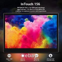 Lenovo InTouch 156 Monitor, 15.6 FHD Touchscreen Display Ideal for POS