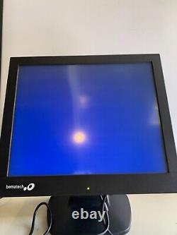 Lot Of 8 Bematech Le1017 Point Of Sale LCD Screen Monitor 17 Tested