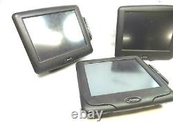 Lot of 3 Radiant P1515 POS Terminal Touch Screen Terminal As Is