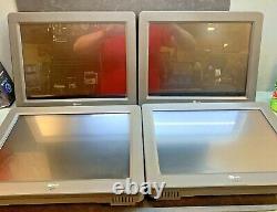 Lot of 4 NCR 5967-5300-9090 TOUCHSCREEN MONITOR POS 15