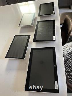 Lot of 5 HP ElitePOS 15 and 17 touch Displays