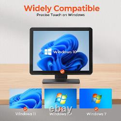 MUNBYN 19-inch POS Touchscreen LED Multi-Touch Monitor VGA/HDMI Input for Retail