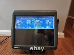 Micros Workstation 5 POS WS5 /WS5A Terminal Touch Screen with Stand