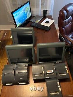 Micros Workstations 5A System Touchscreen POS Terminal Windows CE 6.0 These