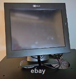 NCR 7754 POS Touchscreen Terminal Computer with Card Reader with Stand Fully Tested