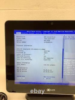 NCR 7761-8452-0000 15'' Touch-Screen POS Terminal, Intel Celeron N3160, 1.60Ghz