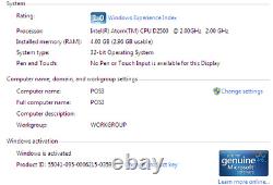 NCR POS 15 Touchscreen Model 7754 Atom D2560 4GB Ram 16GB HD Windows 7 POSReady
