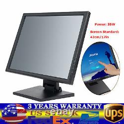 NEW 17 Inch Touch Screen POS LCD TouchScreen Monitor Retail Kiosk Restaurant Bar