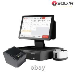 NEW Solvr Double Touch Screen POS system easy Point of Sale Restaurant