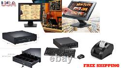 NEW15 Point of sale POS system register Touch screen restaurant retail Bar Deli