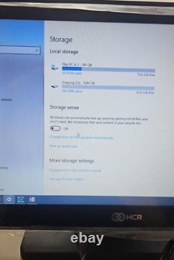 New NCR CX3 15.6 POS Touchscreen System, Dual Core, 8GB/120GB, W10 READ