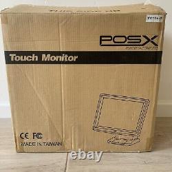 POS-X ION-TM2B 17 inch Touchscreen Monitor Black, NIB, New, For Point Of Sale