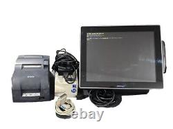 POSIFLEX POS Touchscreen Monitor, XT- 3815 No Hard drive, Epson Printer, Power